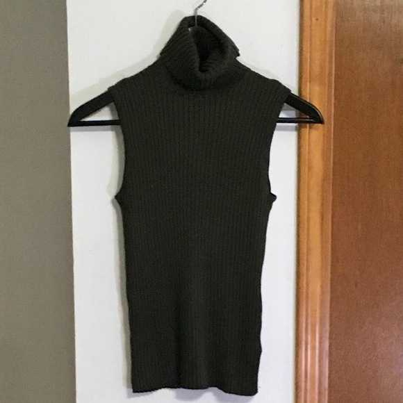 Express Tops - Express Olive Ribbed Knit Top